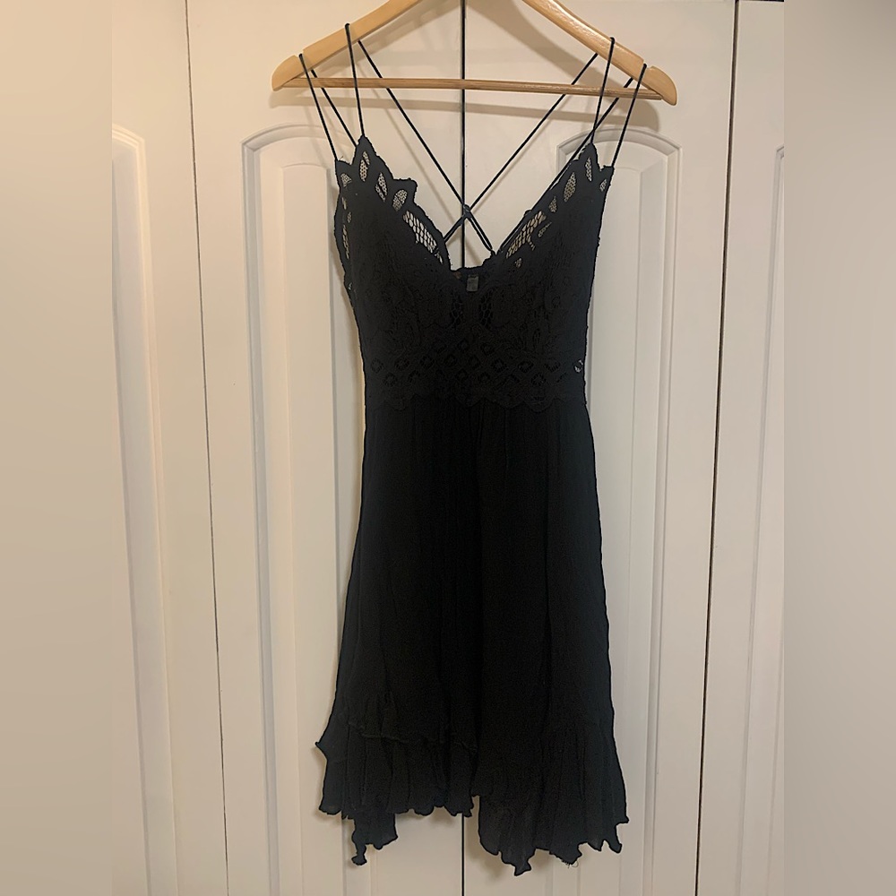 NWT Boho Lace Festival Mini Dress